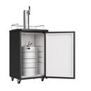 Edgestar Stainless Steel 20-3/16 in. Single Tap Beer Dispenser 