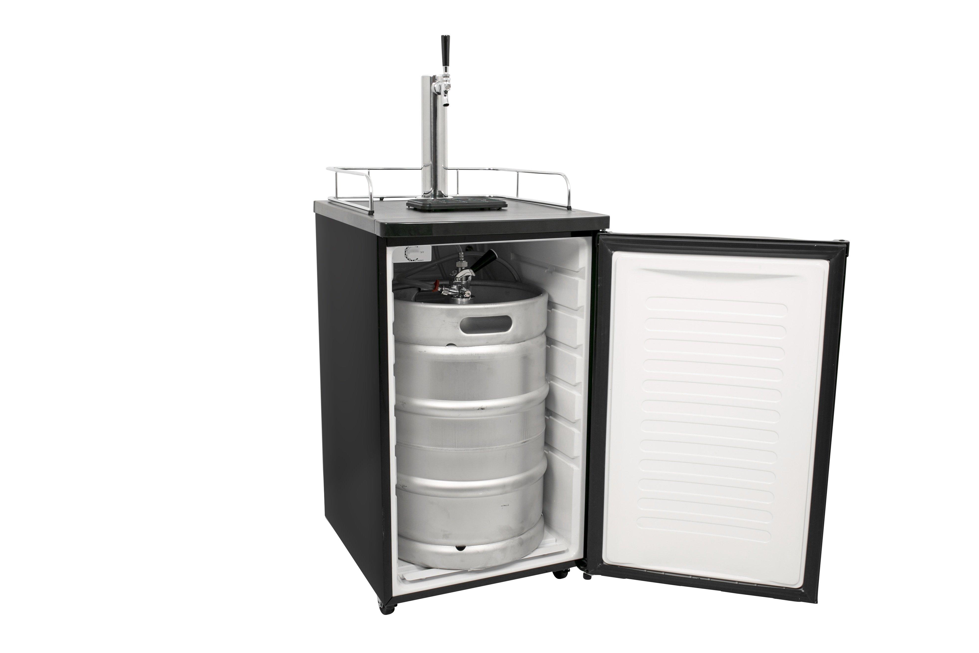 Edgestar Stainless Steel 20-3/16 in. Single Tap Beer Dispenser 