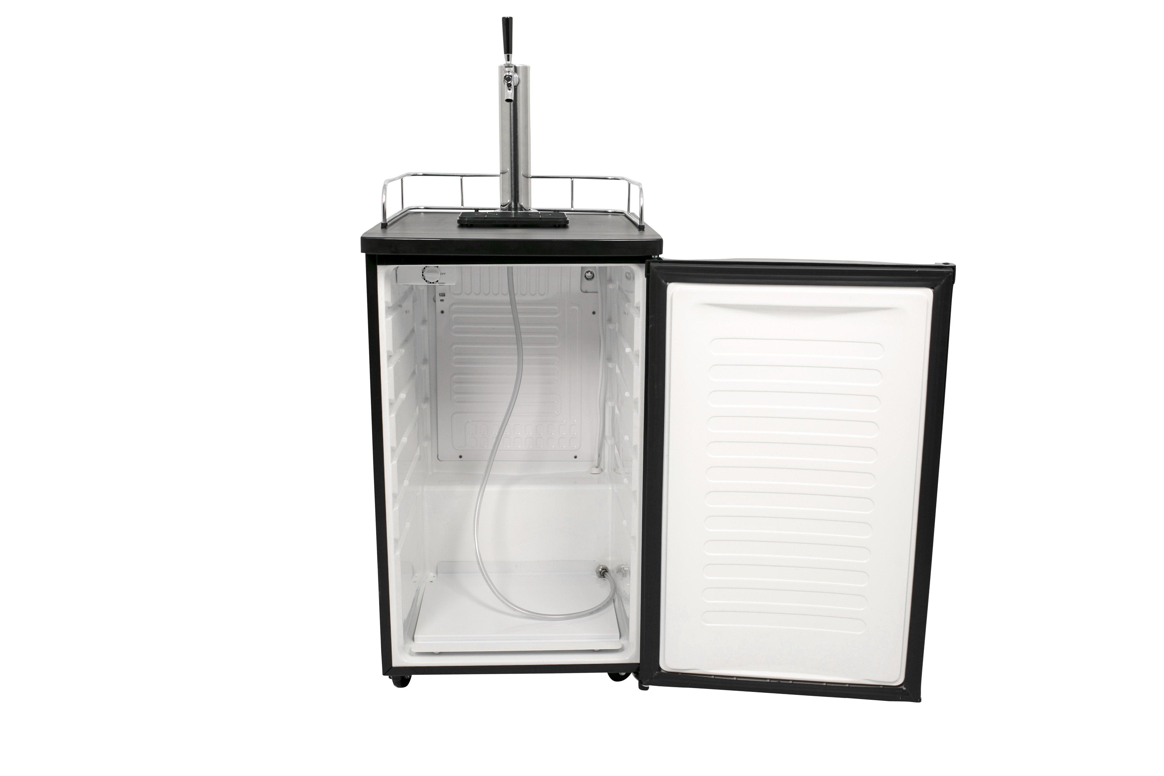 Edgestar Stainless Steel 20-3/16 in. Single Tap Beer Dispenser 