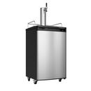 Edgestar Stainless Steel 20-3/16 in. Single Tap Beer Dispenser 