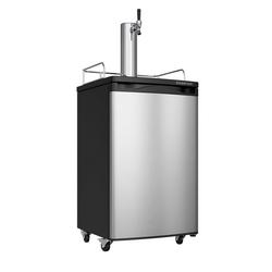 20-3/16 in. Single Tap Beer Dispenser in Stainless Steel