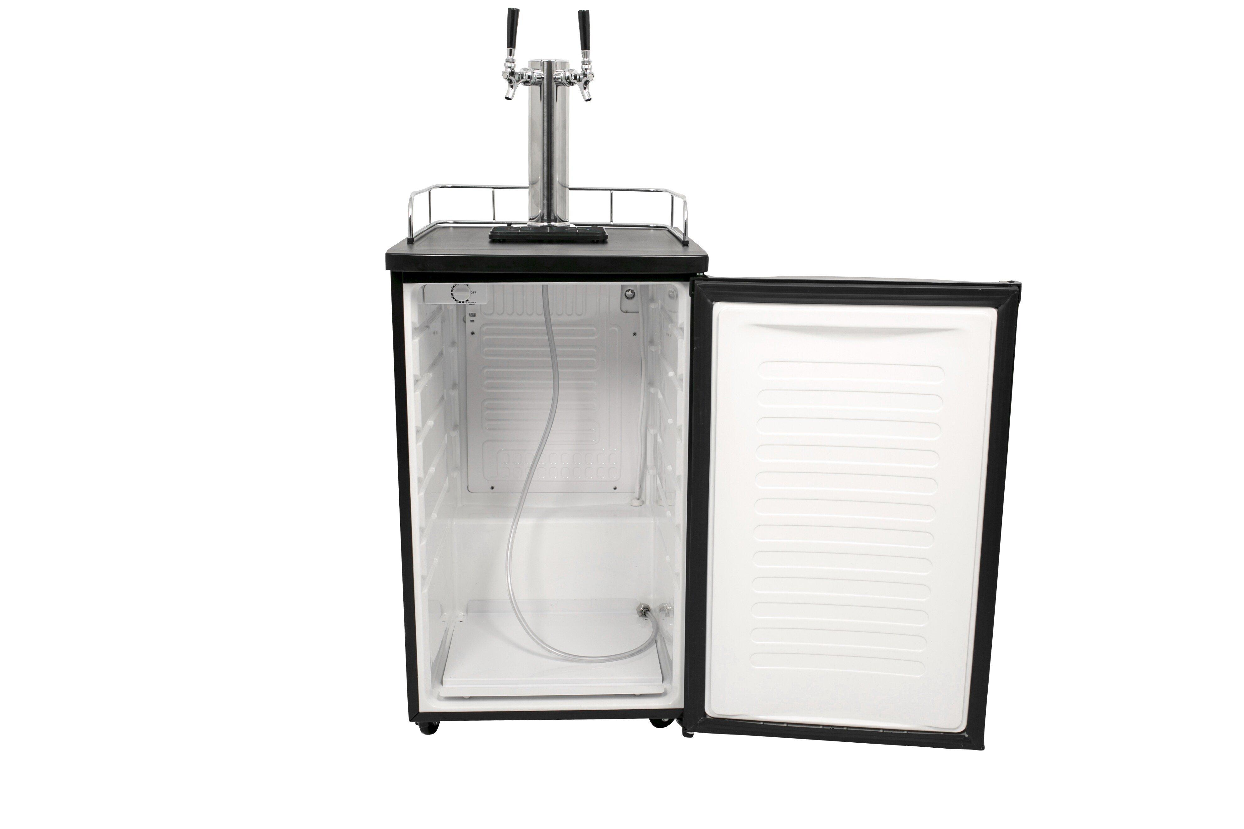 Edgestar Stainless Steel 20-3/16 in. Dual Tap Beer Dispenser 