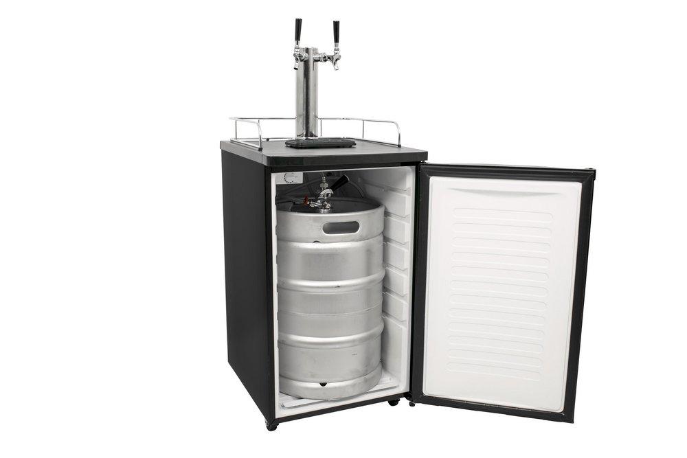 Edgestar Stainless Steel 20-3/16 in. Dual Tap Beer Dispenser 