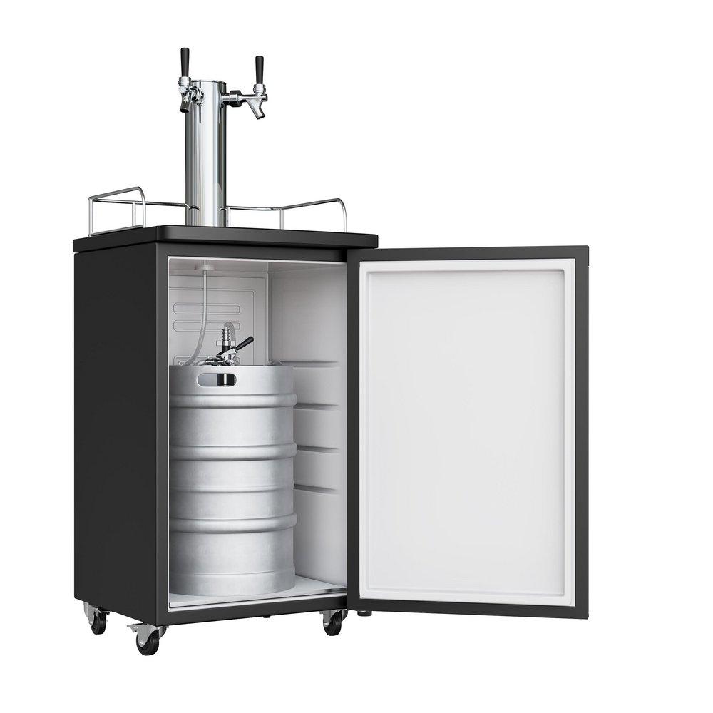 Edgestar Stainless Steel 20-3/16 in. Dual Tap Beer Dispenser 