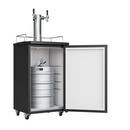 Edgestar Stainless Steel 20-3/16 in. Dual Tap Beer Dispenser 