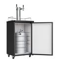 Edgestar Stainless Steel 20-3/16 in. Dual Tap Beer Dispenser 