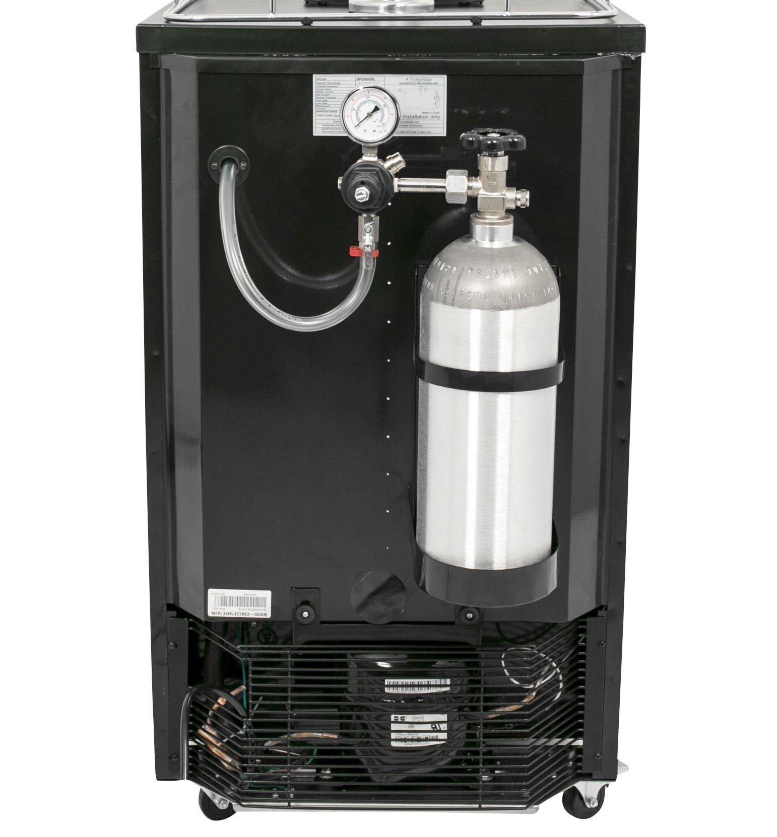 Edgestar Stainless Steel 20-3/16 in. Dual Tap Beer Dispenser 