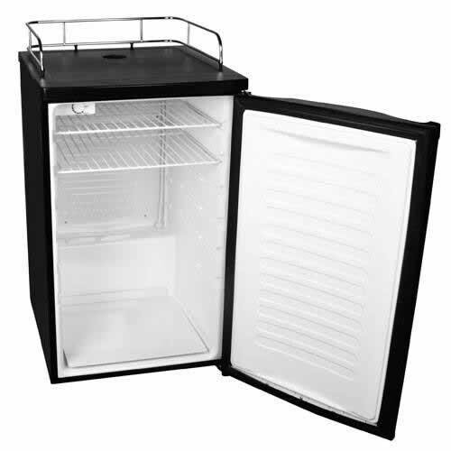 Edgestar Black 20-3/16 in. Kegerator Conversion Refrigerator 