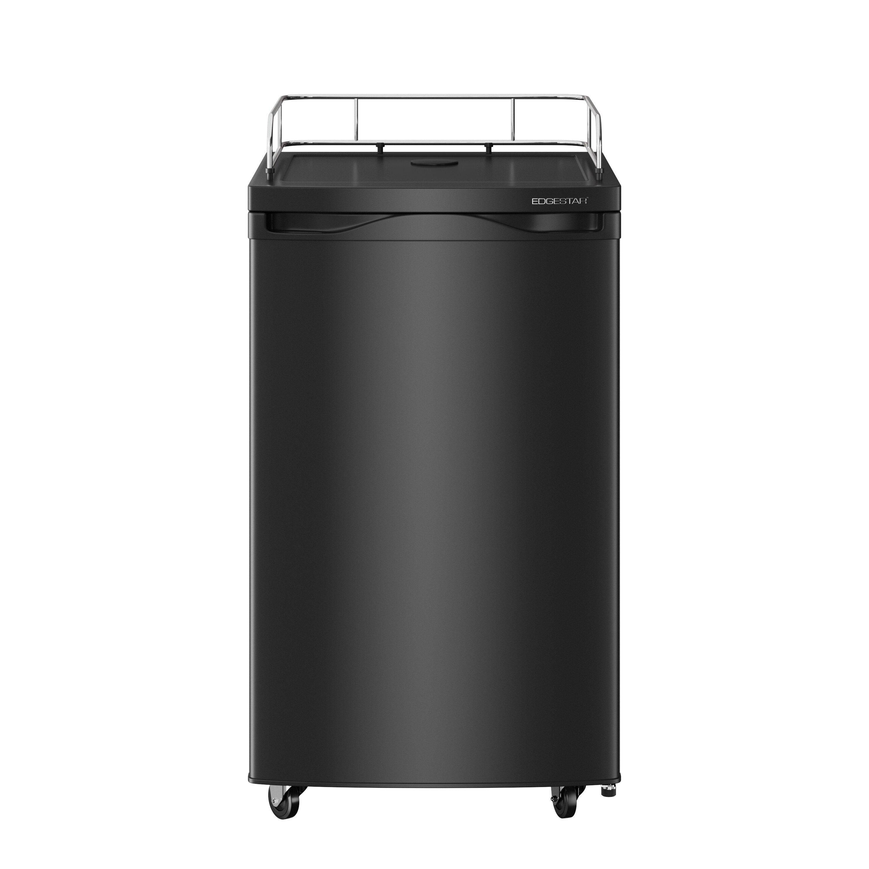 Edgestar Black 20-3/16 in. Kegerator Conversion Refrigerator 