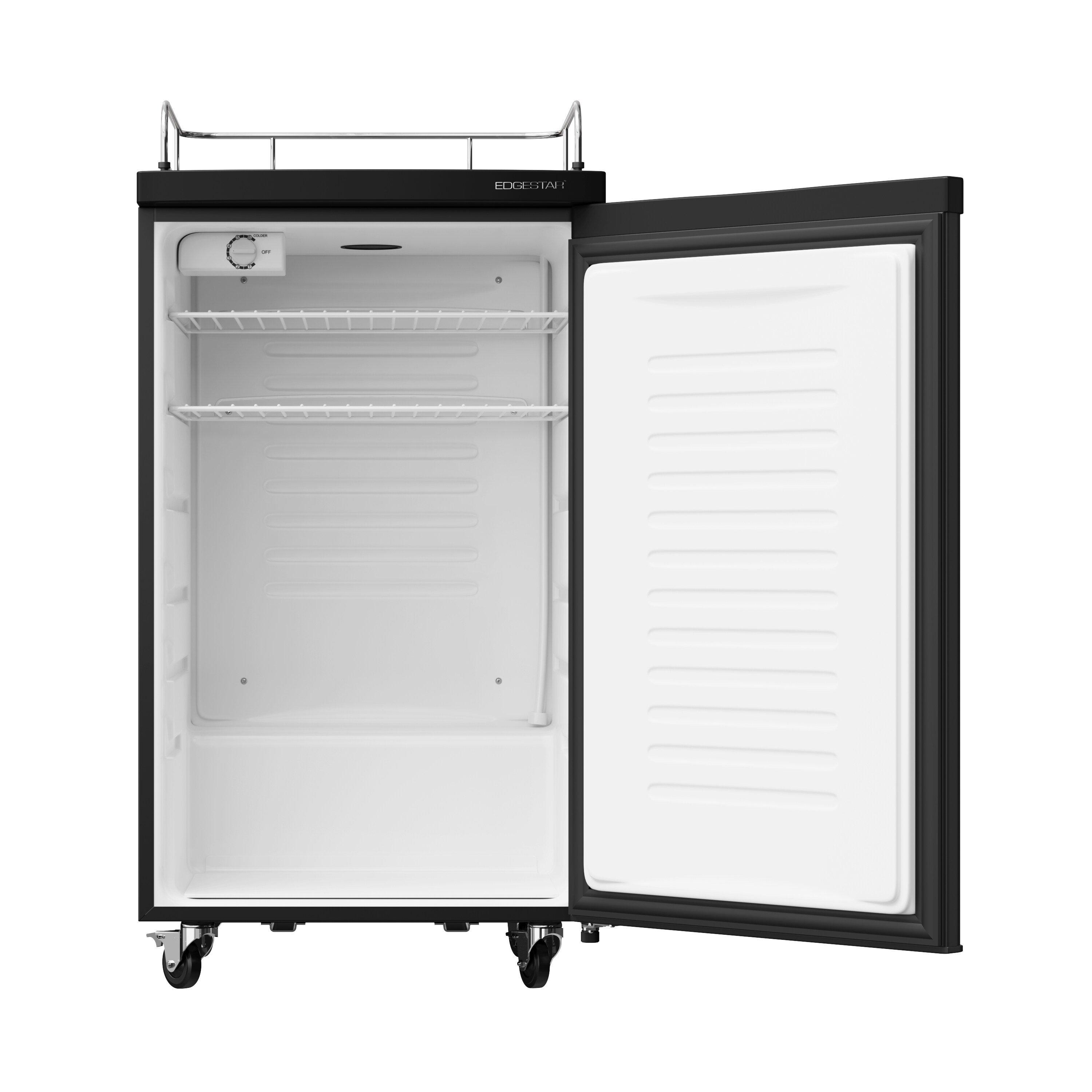 Edgestar Black 20-3/16 in. Kegerator Conversion Refrigerator 