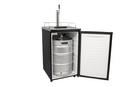 Edgestar Black 20-3/16 in. Single Tap Beer Dispenser 