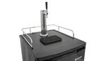 Edgestar Black 20-3/16 in. Single Tap Beer Dispenser 