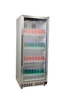 24 in. 10.14 cf Built-In and Freestanding Commercial Beverage Merchandiser in White with Stainless Steel