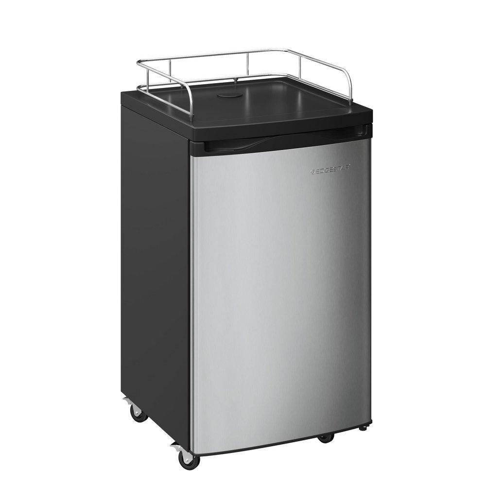 Edgestar Stainless Steel 20-3/16 in. Kegerator Conversion Refrigerator 