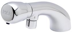Single Handle Metering Bathroom Sink Faucet in Chrome Plated