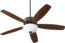 Quorum International Oiled Bronze 66W 5-Blade Ceiling Fan 