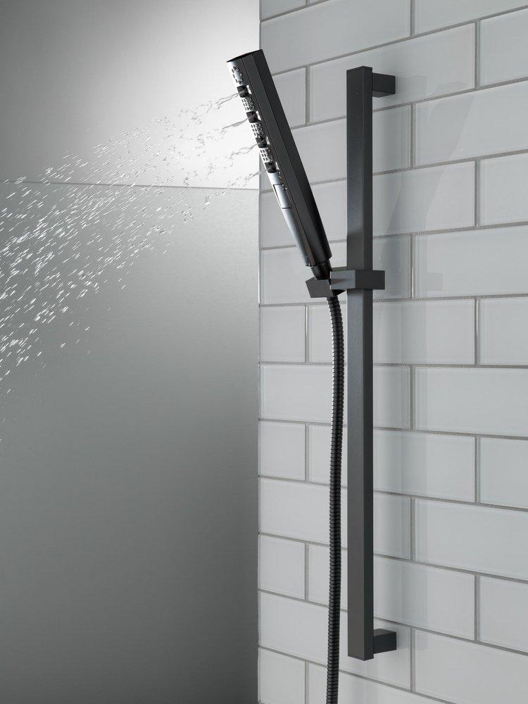 Delta Faucet Matte Black Multi Function Hand Shower 
