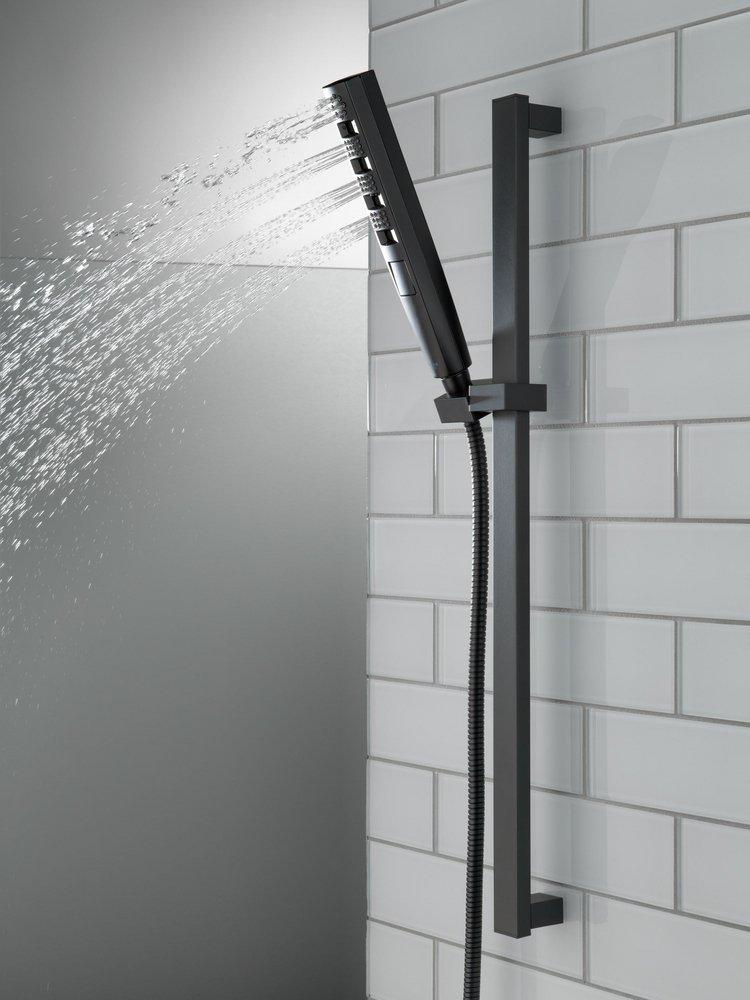 Delta Faucet Matte Black Multi Function Hand Shower 
