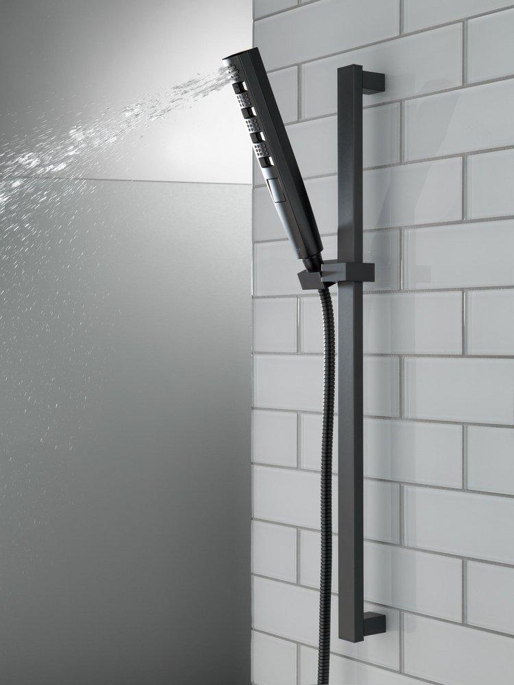 Delta Faucet Matte Black Multi Function Hand Shower 