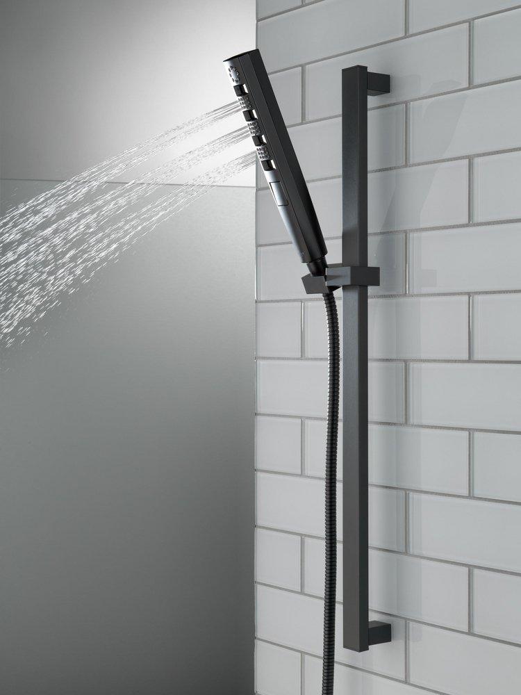 Delta Faucet Matte Black Multi Function Hand Shower 