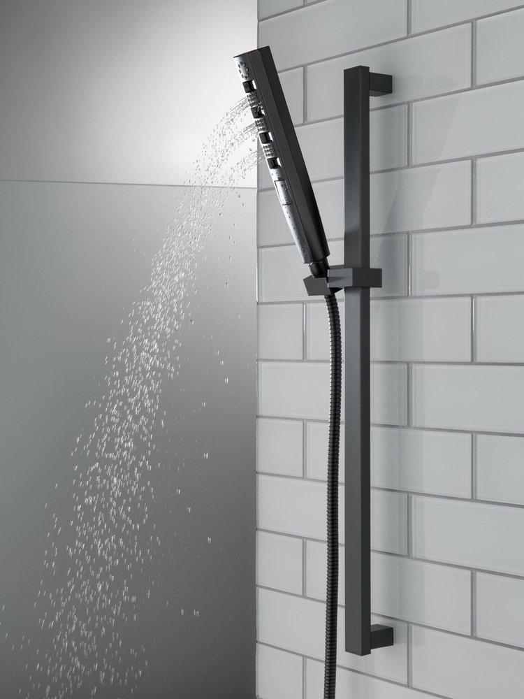 Delta Faucet Matte Black Multi Function Hand Shower 
