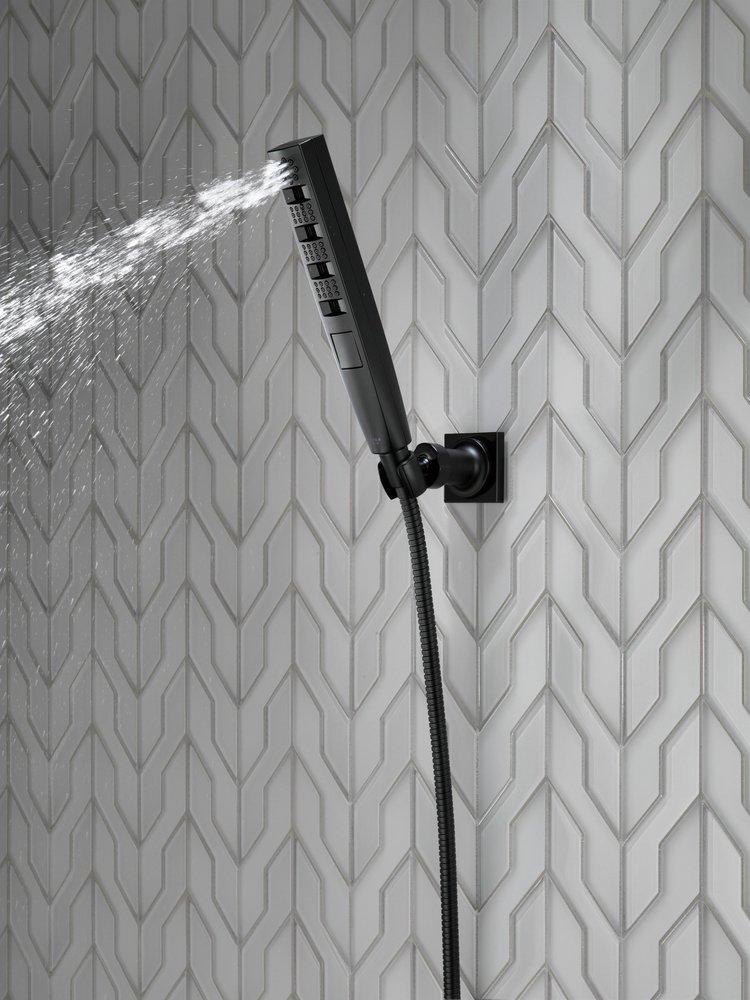 Delta Faucet Matte Black Multi Function Hand Shower 