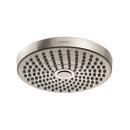 Hansgrohe Brushed Nickel Dual Function Rain and Intense Rain Showerhead 