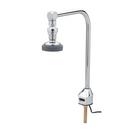 T&S Brass Polished Chrome 1.42 gpm 1 Hole Deck Mount Checkpoint Rinse Unit Institutional Sink Faucet 