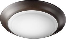 15W 1-Light LED Ceiling Light in Oiled Bronze