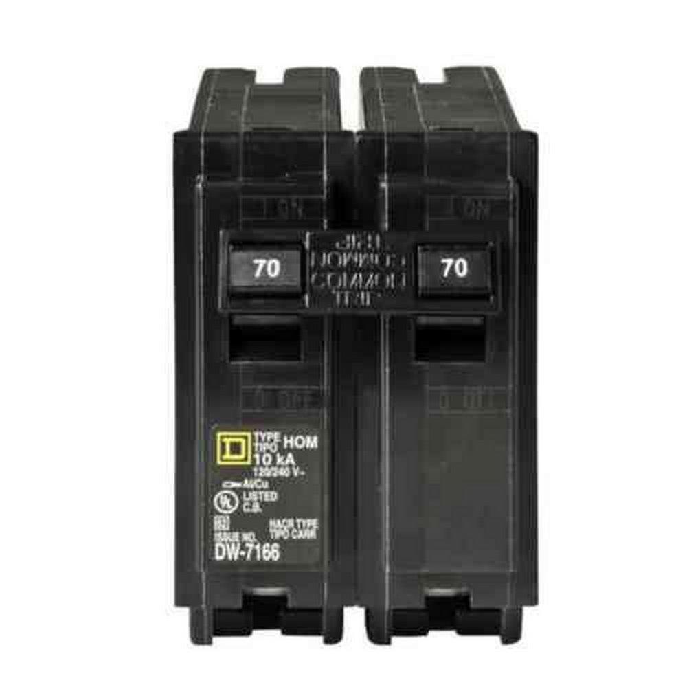 Square D Company 120/240V 2-Pole Miniature Circuit Breaker 