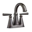 Two Handle Centerset Bathroom Sink Faucet in Legacy Bronze