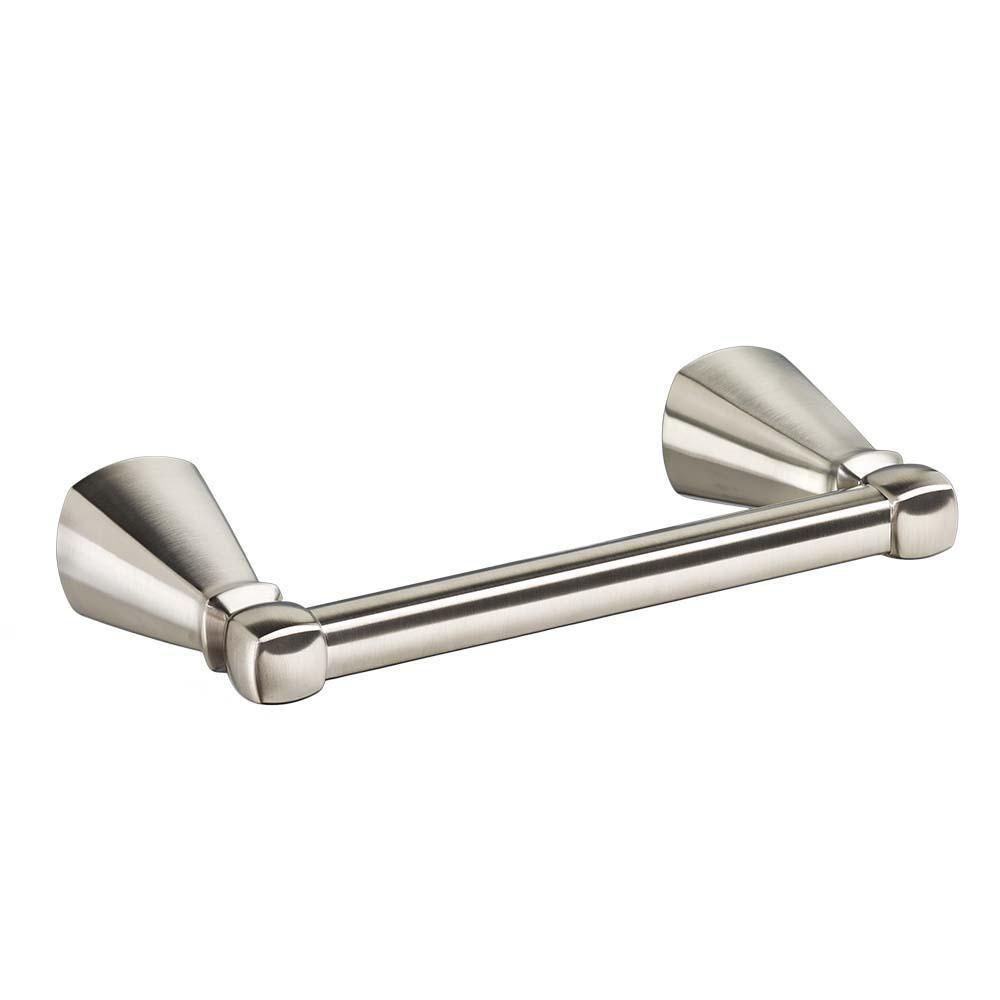 American Standard Satin Nickel - PVD Concealed Mount and Wall Mount Toilet Tissue Holder 