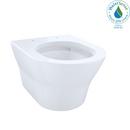 1.28 gpf Elongated Wall Mount Toilet Bowl in Cotton