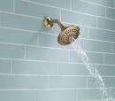 Delta Faucet Brilliance Champagne Bronze Multi Function Full Body, Full Spray with Massage, Massage, Pause and Soft Drench w/ Full Spray Showerhead 