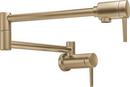 Wall Mount Pot Filler in Champagne Bronze