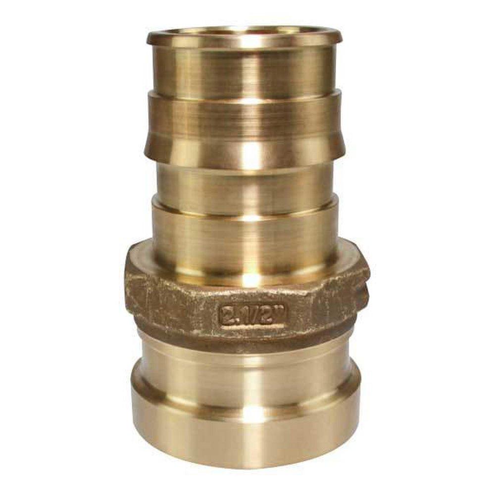 Uponor Brass PEX Expansion x Copper Press Adapter 