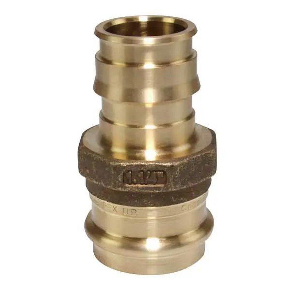 Uponor Brass PEX Expansion x Copper Press Adapter 