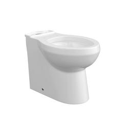 Comfort Height Elongated Toilet Bowl in White