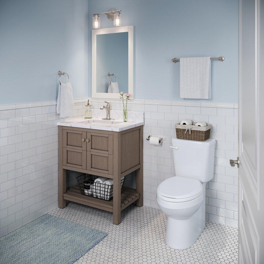 PROFLO&reg; White 16-1/4 in. Elongated Skirted Toilet Bowl 