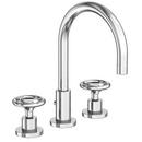 Newport Brass Polished Chrome Two Handle Widespread Bathroom Sink Faucet Wheel Handle 