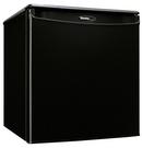 17-11/16 in. 1.7 cu. ft. Compact Refrigerator in Black