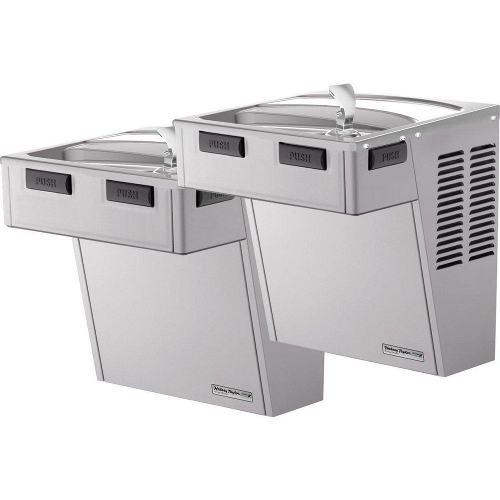 Halsey Taylor Stainless Steel 8 gph Wall Mount Bilevel Reverse Cooler 