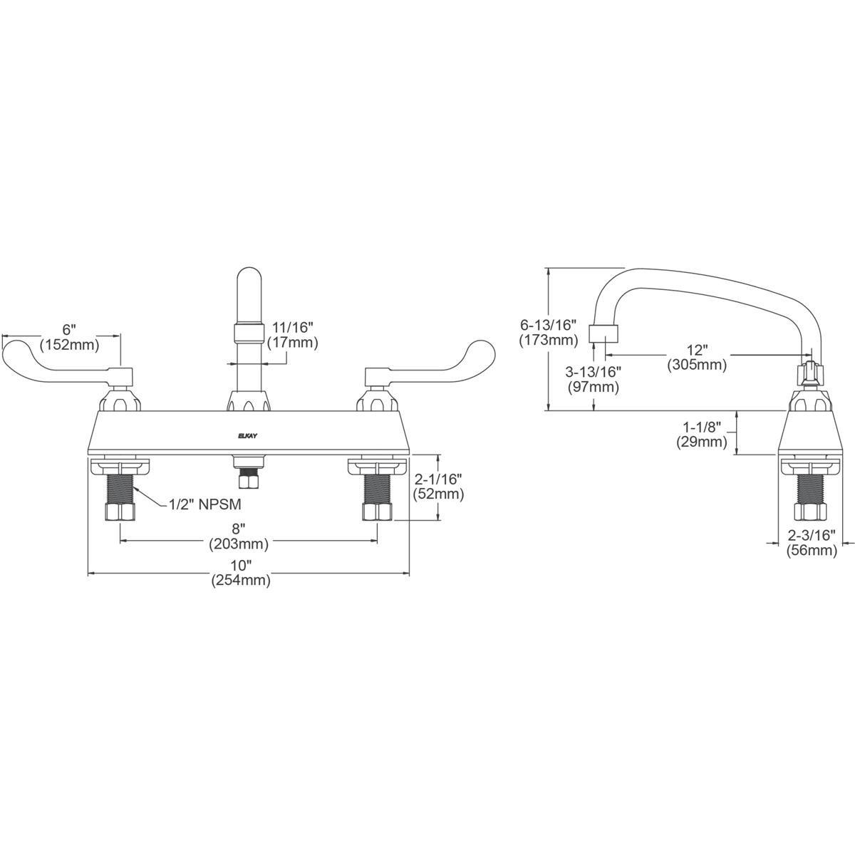 Halsey Taylor Platinum Vinyl Wall Mount Cooler 