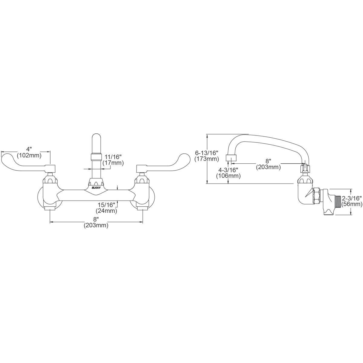 Halsey Taylor Stainless Steel Filtered Cooler in Stainless Steel 