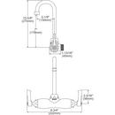 Halsey Taylor Stainless Steel Wall Mount Non-Filtered Non-Refrigerated Bilevel Water Cooler 