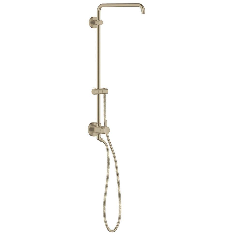 GROHE StarLight&reg; Brushed Nickel Single Handle Shower System 