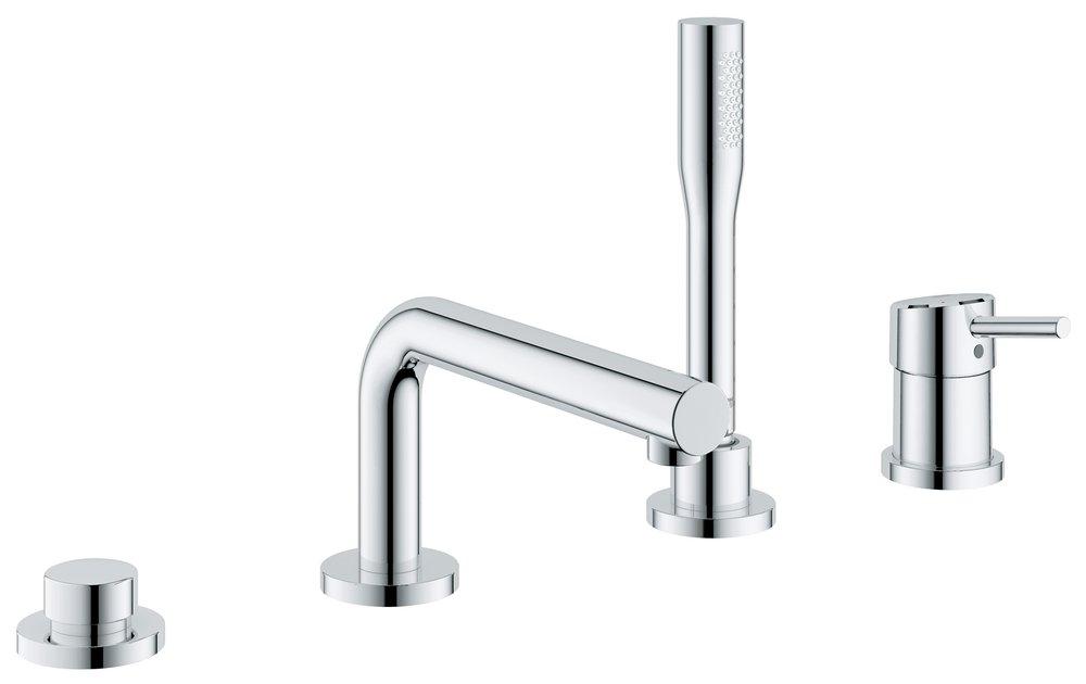 GROHE StarLight&reg; Chrome Single Handle Roman Tub Faucet 