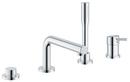 GROHE StarLight&reg; Chrome Single Handle Roman Tub Faucet 