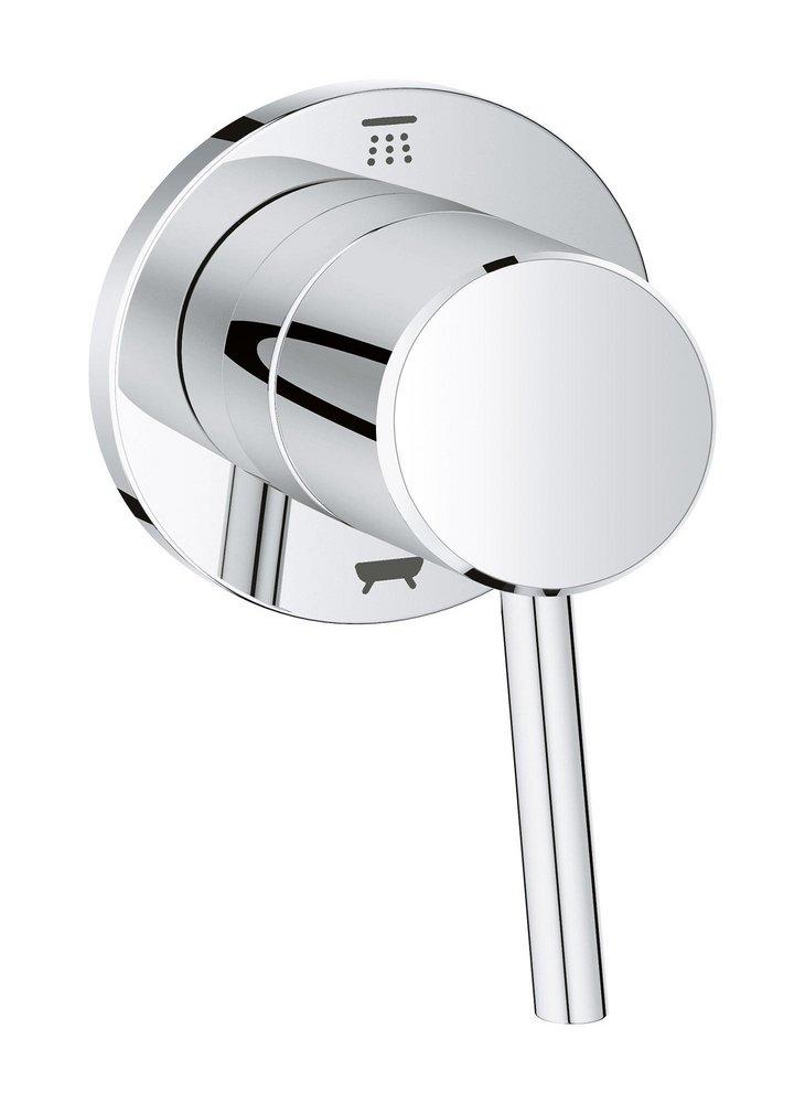 GROHE StarLight® Chrome Single Handle Bathtub & Shower Faucet (Trim Only) 