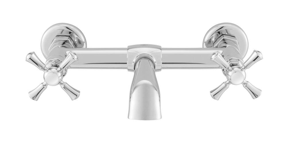 DXV Polished Chrome Two Handle Widespread Bathroom Sink Faucet 